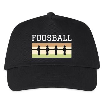 Foosball retro - Kids’ Baseball Cap - black - Front