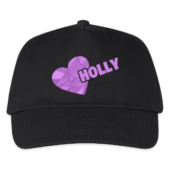 Geschenk für Holly - Kinder Basecap - Schwarz - Vorne