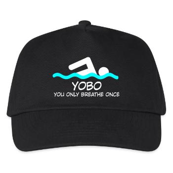 Swim - Kids’ Baseball Cap - black - Front