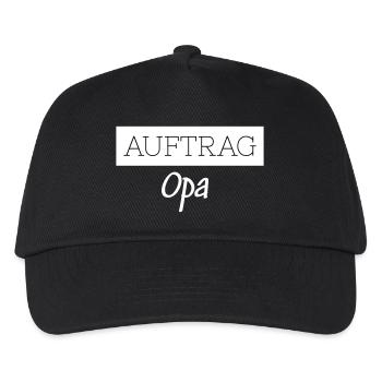 Commander un cadeau drôle de famille de grand-père - Casquette de baseball Enfant - noir - Devant