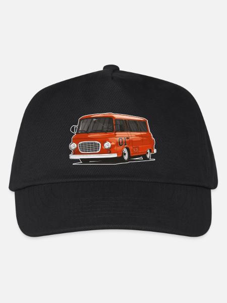 Barkas B1000 // Illustration - Kinder Basecap - Schwarz