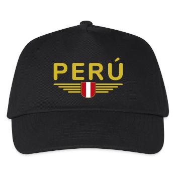 Peru Design – Colors of the Andes - Kids’ Baseball Cap - black - Front