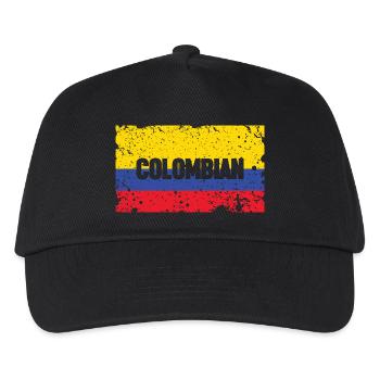 Colombia - Kids’ Baseball Cap - black - Front