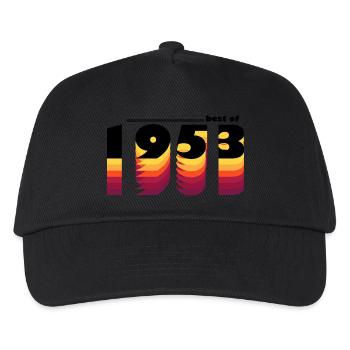 Vintage Bold Tribute to 1953 - Celebrate 72nd - Kids’ Baseball Cap - black - Front