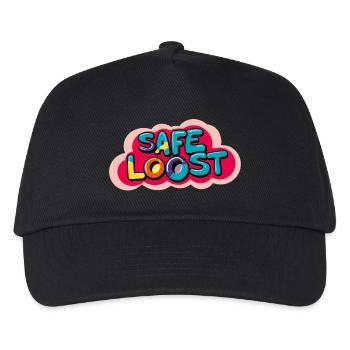 Sicheres Beuten - Kinder Basecap - Schwarz - Vorne