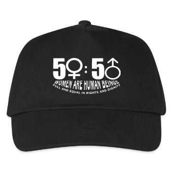 Women's Equality Day Women Are Human Being - Kids’ Baseball Cap - black - Front