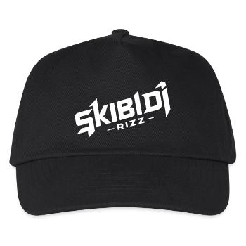 Skibidi Rizz Logo - Kids’ Baseball Cap - black - Front