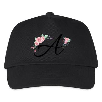 Brief an Blumen - Kinder Basecap - Schwarz - Vorne