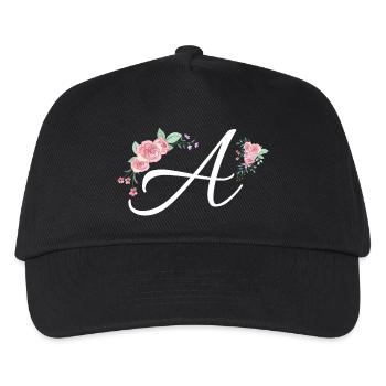 Brief an Blumen - Kinder Basecap - Schwarz - Vorne