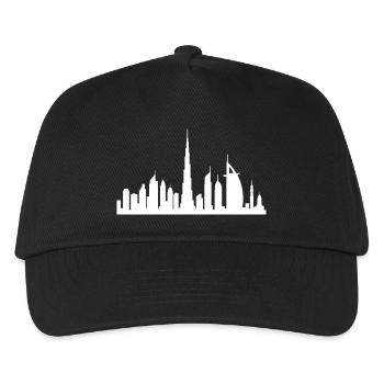 Dubai Skyline - Kids’ Baseball Cap - black - Front