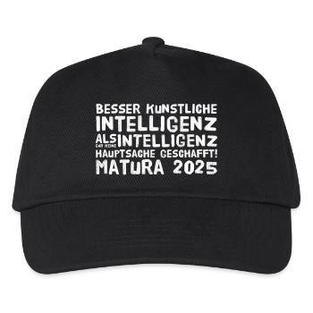 Matura - Kinder Basecap - Schwarz - Vorne