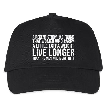 Eine aktuelle Studie hat ergeben, dass Frauen, die eine - Kinder Basecap - Schwarz - Vorne