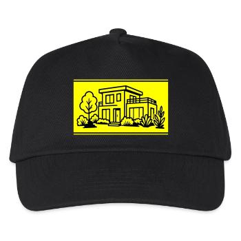 Maison Villa Propriété - Casquette de baseball Enfant - noir - Devant