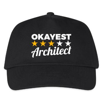 Architecte moyen - Casquette de baseball Enfant - noir - Devant