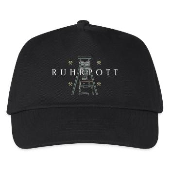 Ruhrpott, dessin à la main de la tour de la mine Prosper-Haniel - Casquette de baseball Enfant - noir - Devant