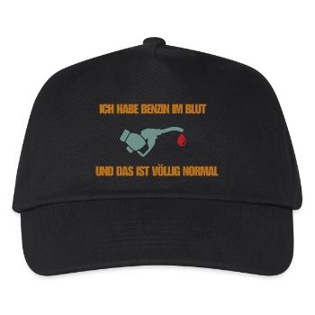 De l’essence dans le sang - Casquette de baseball Enfant - noir - Devant