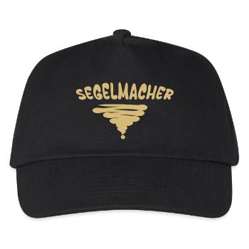 Beruf Segelmacher - Kinder Basecap - Schwarz - Vorne
