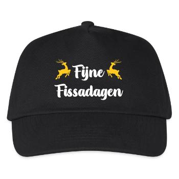 Frohe Fissa-Tage - Kinder Basecap - Schwarz - Vorne