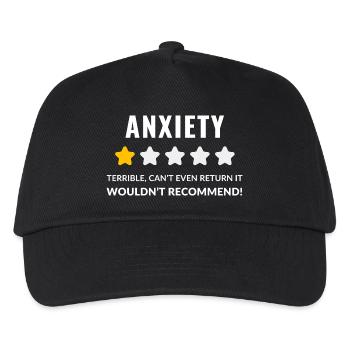 Expressive Anxiety Awareness Design - Kids’ Baseball Cap - black - Front
