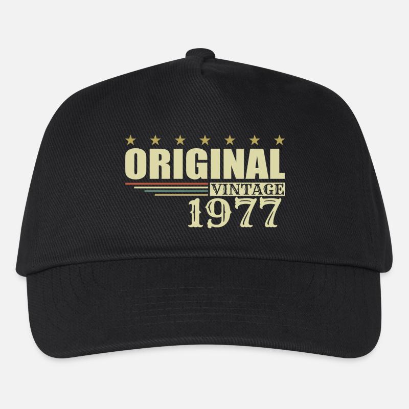 1977 Geburtstag 1977 - Kinder Basecap - Schwarz