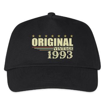 1993 birthday 1993 - Kids’ Baseball Cap - black - Front