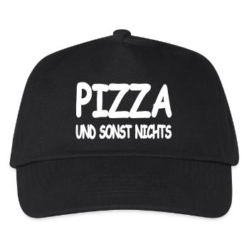 Pizza - Casquette de baseball Enfant - noir - Devant