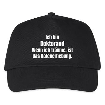 PhD Student Dream Data Collection - Kids’ Baseball Cap - black - Front