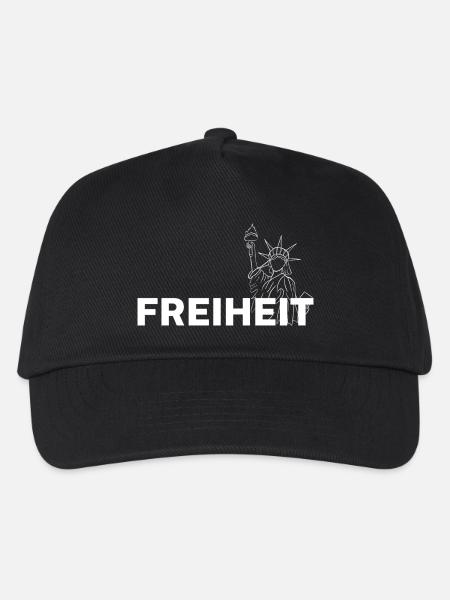 Freiheit - Kinder Basecap - Schwarz