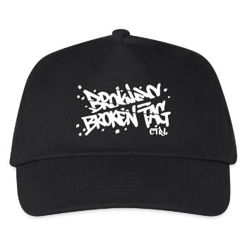 broken-tag-dos - Kinder Basecap - Schwarz - Vorne