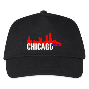 Chicago Blues - Kinder Basecap - Schwarz - Vorne