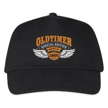 Vintage Model 1966 | Birthday Gift Cap - Kids’ Baseball Cap - black - Front