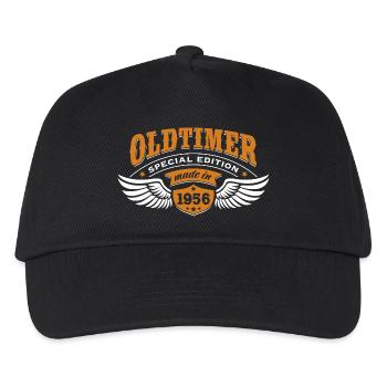 Vintage Model 1956 | Birthday Gift Cap - Kids’ Baseball Cap - black - Front