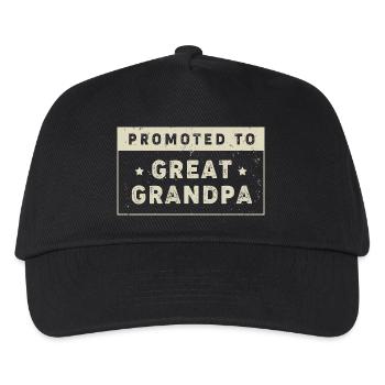 Grandpa Grandpa Grandchild Grandpa - Kids’ Baseball Cap - black - Front
