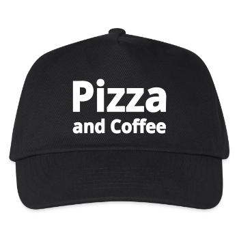 Pizza - Kids’ Baseball Cap - black - Front