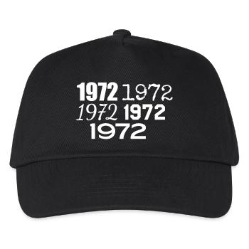 1972 - Kinder Basecap - Schwarz - Vorne