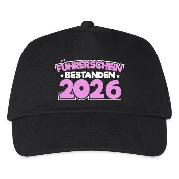 Driving License 2026 Driving Test Driving License Test - Kids’ Baseball Cap - black - Front