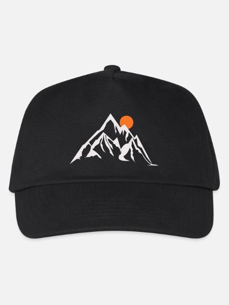 The sunny Summit - Kinder Basecap - Schwarz