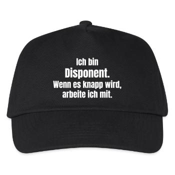 Dispatcher Saying: It's getting tight Operational Logistics - Kids’ Baseball Cap - black - Front