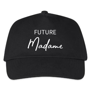 Zukünftige Madame - Kinder Basecap - Schwarz - Vorne