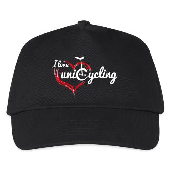 Unicycle | Unicycling Freestyle Downhill - Kids’ Baseball Cap - black - Front