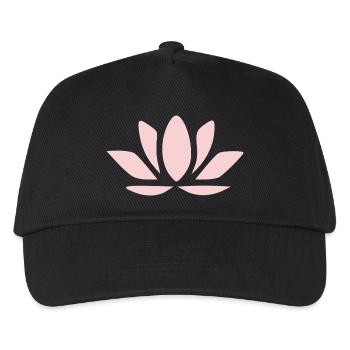 Lotus Flower Lotus Flowers Pastel Flower Blossom Yoga - Kids’ Baseball Cap - black - Front