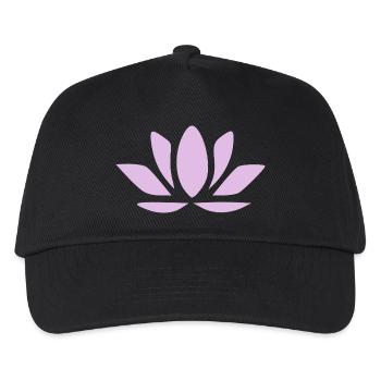 Lotus Flower Lotus Flowers Pastel Flower Blossom Yoga - Kids’ Baseball Cap - black - Front