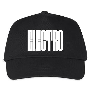 Monochrome Vertical Glyphs - Kids’ Baseball Cap - black - Front