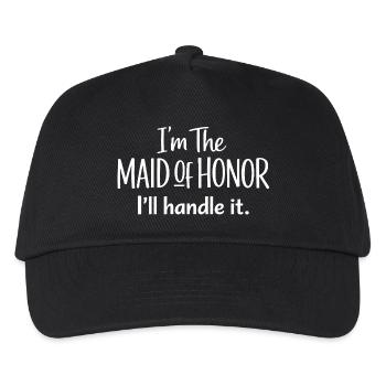 Funny Maid of Honor I'll Handle It - Kids’ Baseball Cap - black - Front