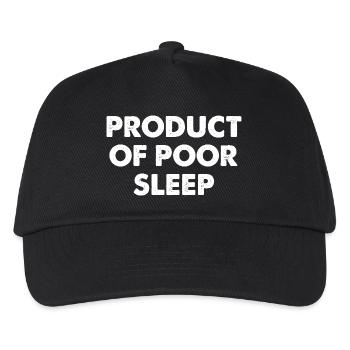 Product Of Poor Sleep - Kids’ Baseball Cap - black - Front