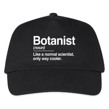 Botaniker-Definition - Kinder Basecap - Schwarz - Vorne