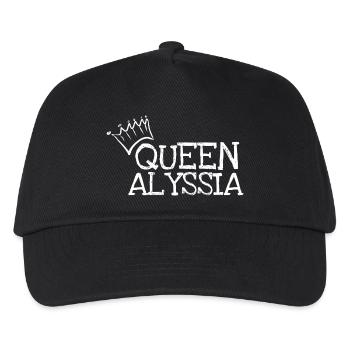 Geschenk für Alyssia - Kinder Basecap - Schwarz - Vorne