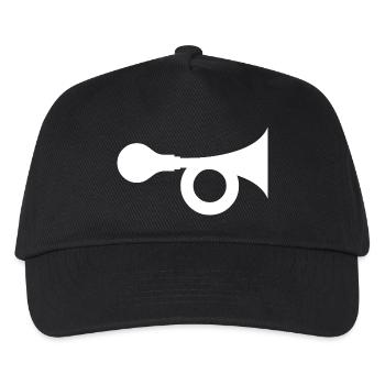 Hupe - Kinder Basecap - Schwarz - Vorne