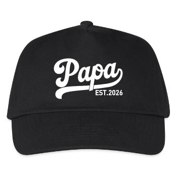 Dad 2026 Expectant Dad 2026 - Kids’ Baseball Cap - black - Front