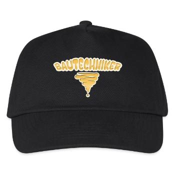 Geschenk für Bautechniker - Kinder Basecap - Schwarz - Vorne